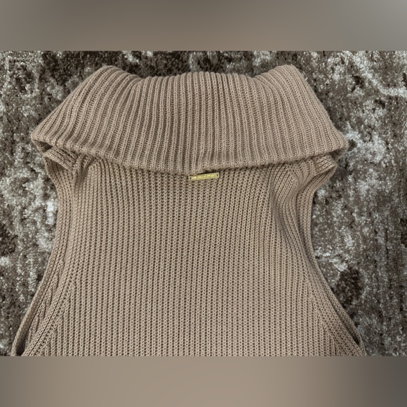 MICHAEL KORS Chunky Sleeveless Turtleneck Sweater - Size XS - Picture 4 of 8